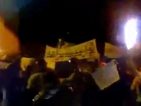 فري برس حلب بزاعة مسائية أمام المسجد الكبير 16 1 2012