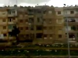 فري برس   حمص القصف في شارع القاهرة 17 1 2012