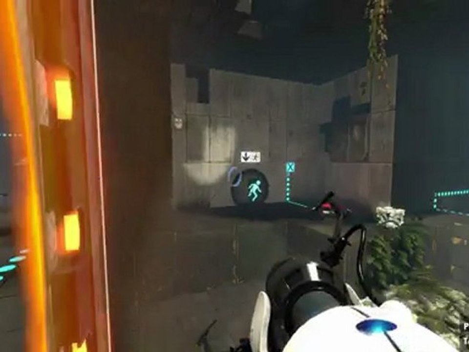 Portal 2 Speedrun chapitre 1 cube momentum