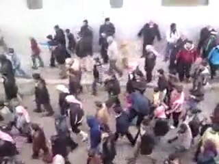 فري برس   تشييع الشهيد بلال موفق شامية 17 1 2012