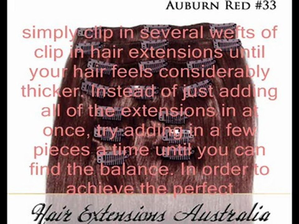 Red Hair Extensions