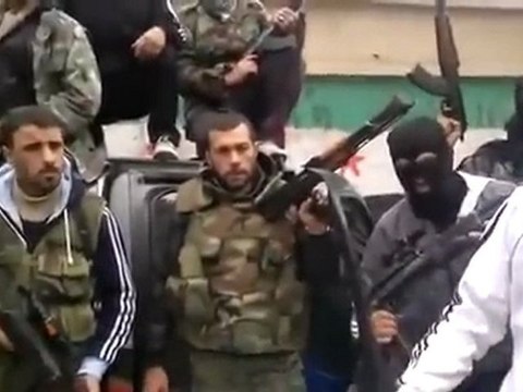 فري برس تشكيل كتيبة معاذ بن جبل حمص البياضة 18 1 2012