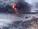 فري برس   تفجير دبابة الجيش الحر  زبداني ج2