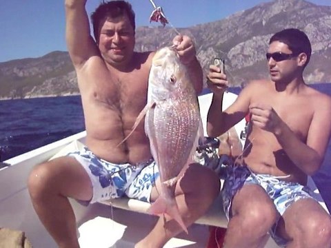 ANTALYA ADRASAN BALIK AVI TURUNDA YEMLİ DİP OLTASIYLA TROFE FANGRİ AVI - adrasanbalik.com