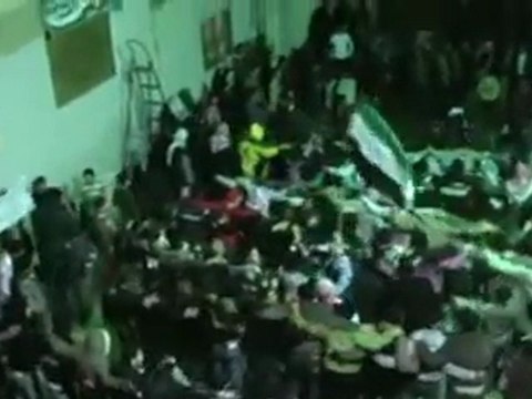 فري برس حماة مسائية الحميدية كل ليلة مظاهرات 17 1 2012