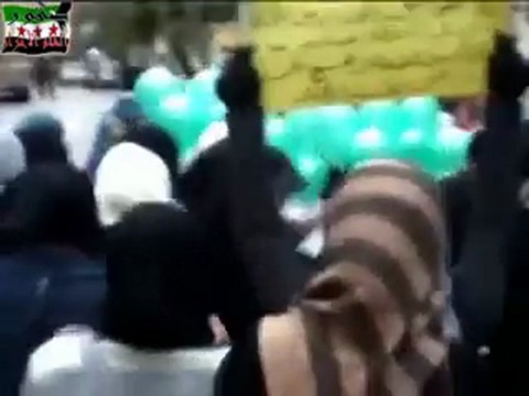 فري برس ريف دمشق حرائر التل 17 1 2012 ج1