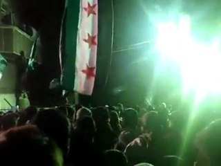 فري برس   مسائية برزة عروس دمشق نصرة للزبداني ومضايا17 1 2012