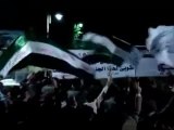 فري برس   حمص مسائية حي الملعب البلدي اغنية الله أكبر روووعة 18 1 2012