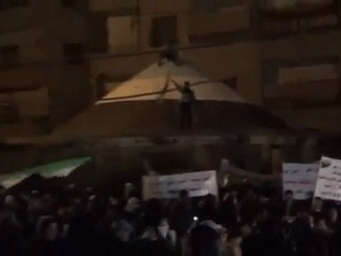 فري برس ريف دمشق أحرار ثورة الكرامة مسائية حرستا 18 1 2012