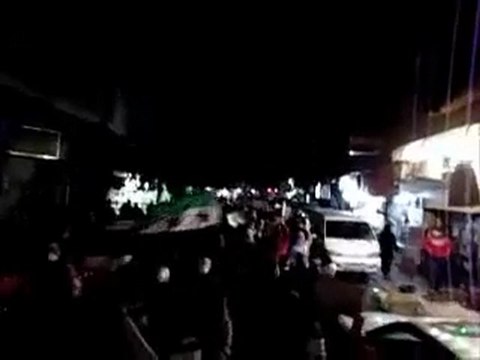 فري برس ريف دمشق قدسيا مسائية حاشدة 18 1 2012