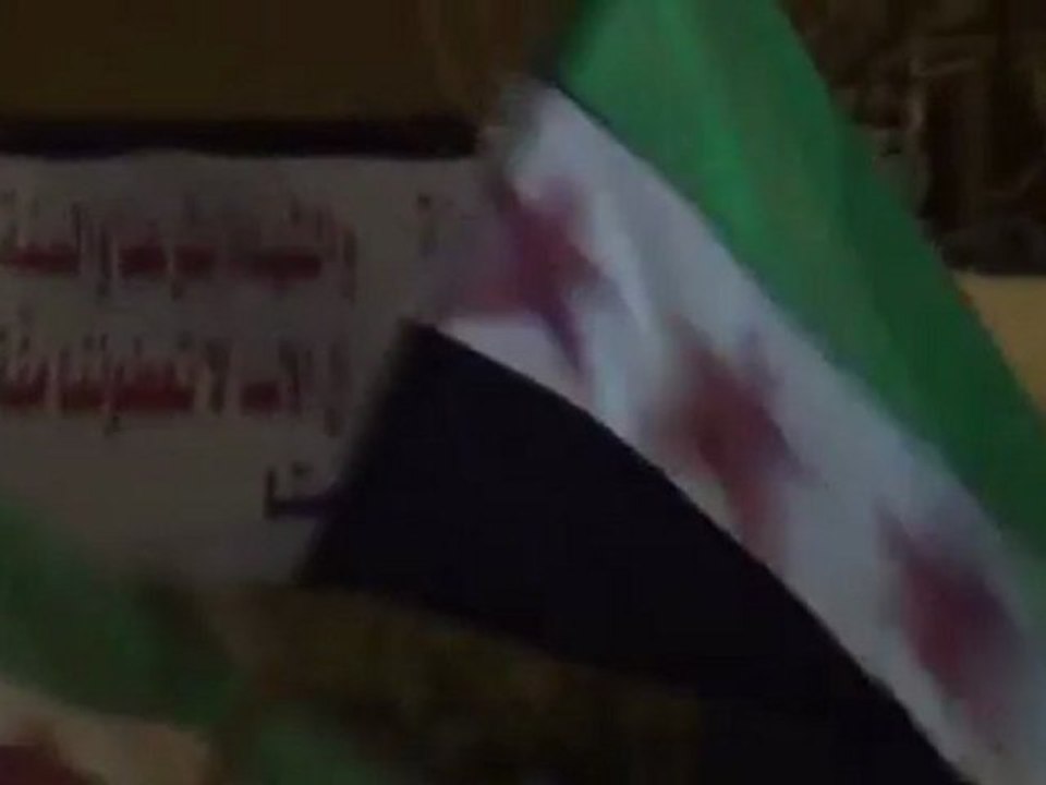 فري برس   ريف دمشق مسائية رائعة حرستا 18 1 2012