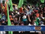 Henrique Capriles Radonski en Anaco