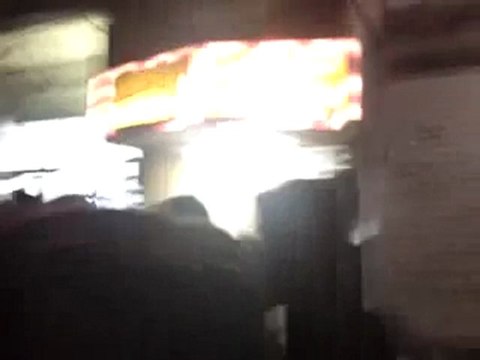 فري برس مظاهرة مسائية في ببيلا تهتف للزبداني أحرار غوطة دمشق الغربية 18 1 2012