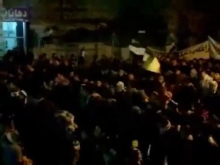 فري برس   حلب   مارع    أربعاء اسير التكبير محمد السرداني 18 1 2012 ج2