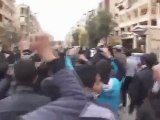 فري برس   حلب    مظاهرة كلية الاداب مع الحرائر دقة عالية 18 1 2012