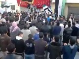 فري برس   حمص الحولة المحتلة   مظاهرة تطالب باعدام بشار 18 1 2012