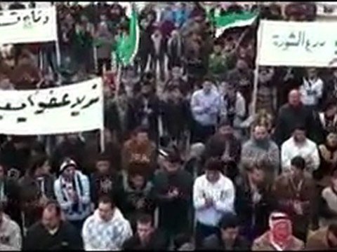 فري برس إدلب تفتناز أغنية رائعة جدا من القاشوشة الصغيرة 19 1 2012