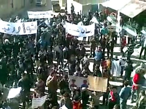 فري برس حلب رتيان مسائية جمعة معتقلي الثورة 20 1 2012 ج1