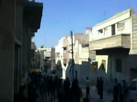 فري برس حماة العليليات اطلاق نار على المتظاهرين وانشقاق ملازم أول 20 1 2012