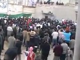 فري برس   حمص حي عشيرة مظاهرة رائعة مع الجيش الحر 20 1 2012