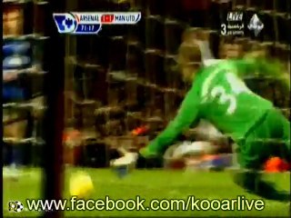 آرسنال 1 - 2 مانشستر يونايتد