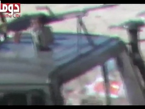 فري برس ريف دمشق دوما رشاش عصابات الأمن 20 1 2012