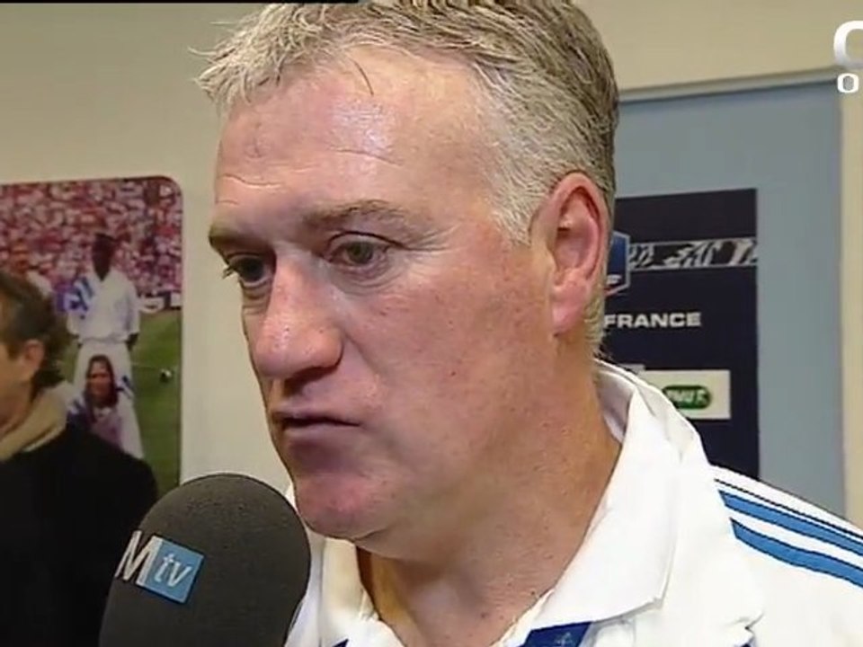 La réaction de Didier Deschamps (après OM 3-1 Le Havre)
