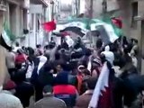 فري برس   حمص باب السباع مظاهرة المتظاهرون يرددون قسم الثورة جمعة معتقلين الثورة 22 1 2012
