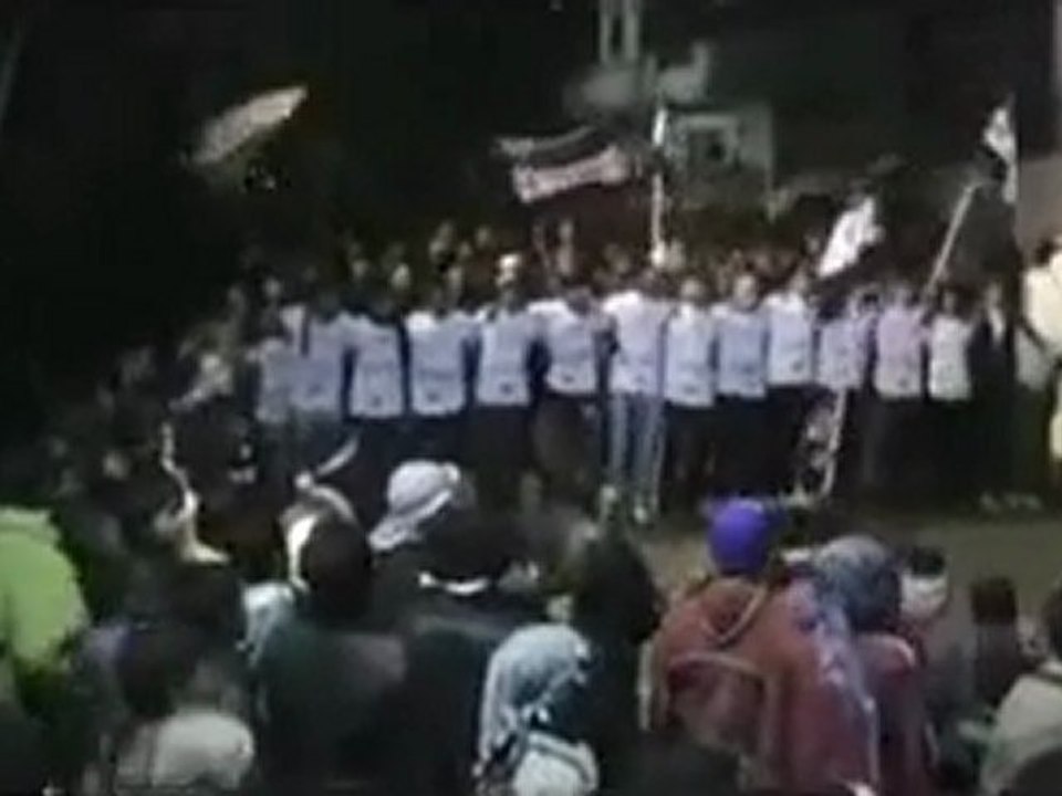 فري برس   حمص باباعمرو أحد عهد الوفاء 22 1 2012