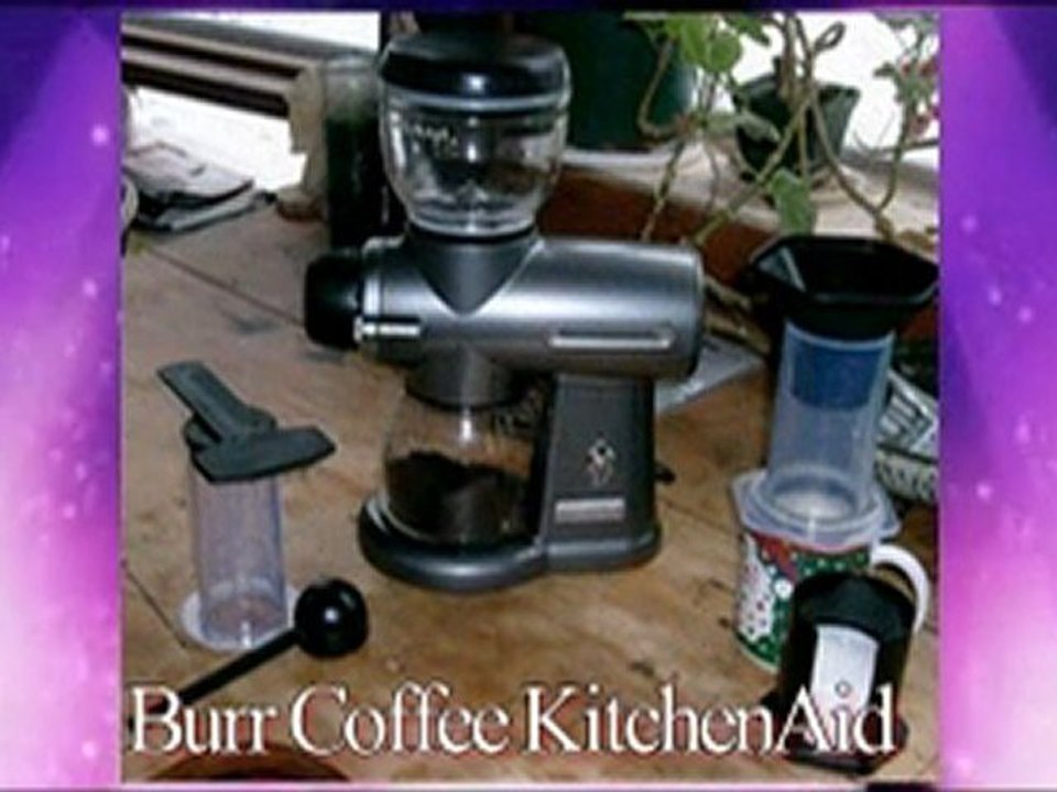 Burr Coffee KitchenAid Pro Line Series Mill Onyx Black