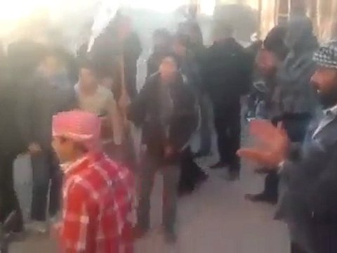 فري برس حلب الشيخ عيسى مظاهرة جمعة معتقلي الثورة 20 1 2012