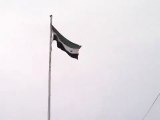 فري برس   حلب   كفرنوران    رفع علم الاستقلال للمرة الثالثة 21 1 2012