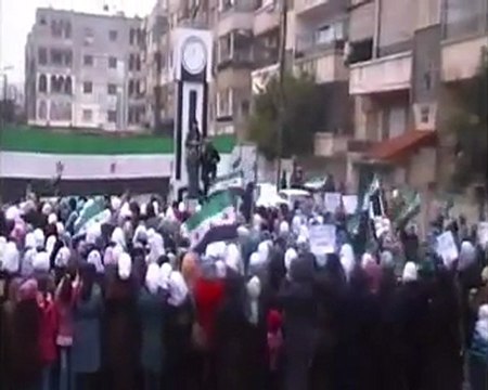 فري برس حمص القصور حرائر القصور أحد روسيا تقتل أطفالنا قولو الله ياثوار 22 1 2012 ج3