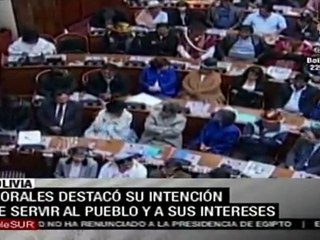 Morales ratifica compromiso de trabajar para el pueblo