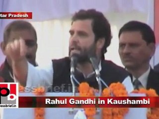 Congress Leader Rahul Gandhi in Kaushambi (U.P) Part 2