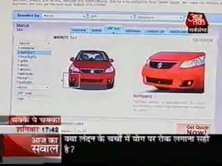 Carazoo.com on AAJ-TAK TV Channel