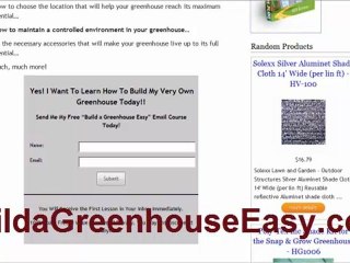 Free 7-Part Mini-Course on Building a Greenhouse