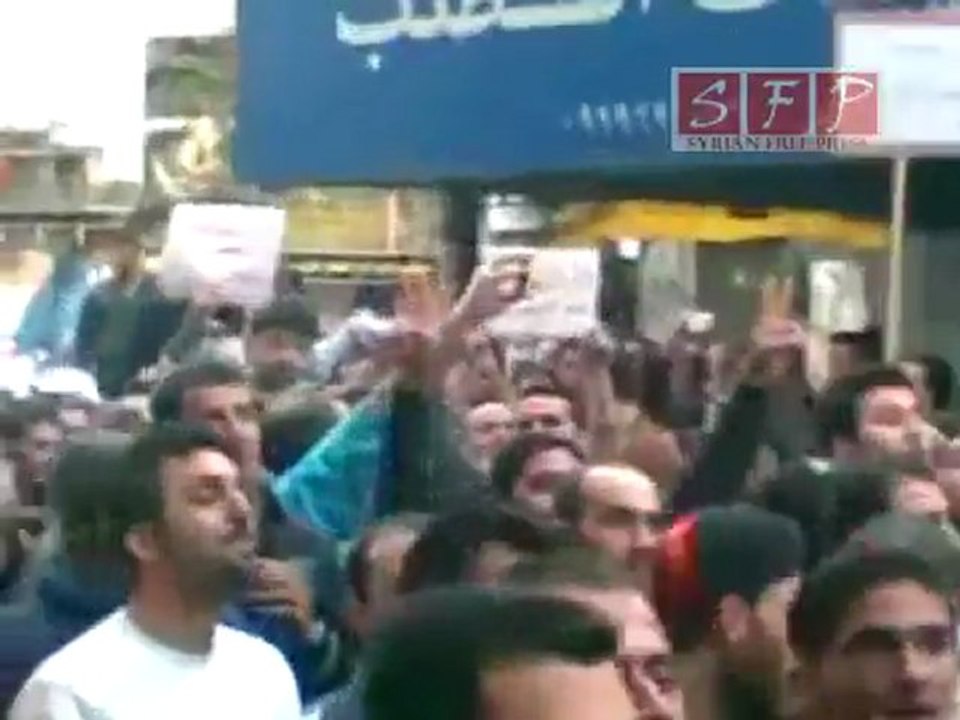 Latakia protest against the regime in Syria 30-3-2011