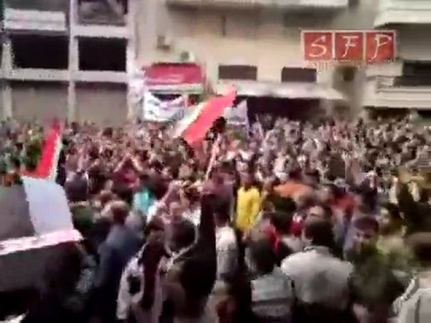 مظاهرة بانياس 1 4 2011