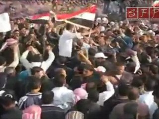 مظاهرة بلدة العالية لنصرة اهالي درعا 1-5-2011