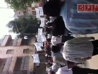 حماة بداية المظاهرات من مسجد المناخ في الحاضر 6-5-2011