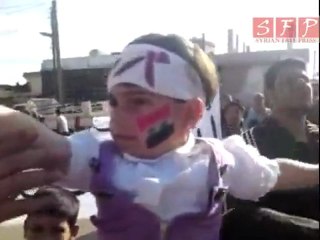 طفلة من بلدة نمر - ارحل - 8-5-2011