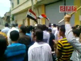 مظاهرات مدينة زاكية بريف دمشق 27-5-2011