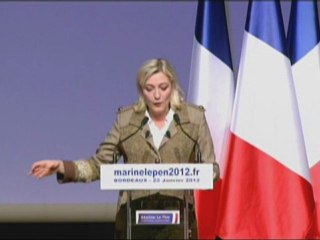 Meeting de Marine Le Pen à Bordeaux