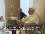 Benedict al XVI-lea: Luptaţi împotriva secularismului, formaţi laicii