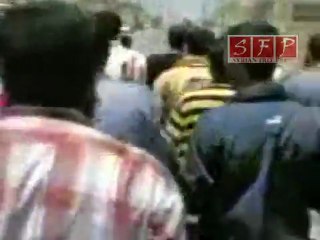 مظاهرات درعا طريق السدجمعة العشائر  10-6-2011