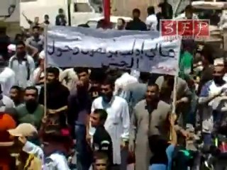 أهالي إدلب يرفضون دخول الجيش 10-6-2011