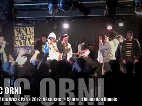 Final EOW Paris 2012 / MIC ORNI / ARTIK