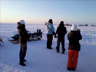 une apres midi d'hiver sympa au  Gîte du Maudit Français