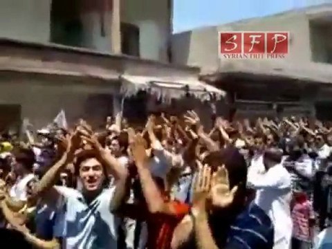 منطقة الحولة مدينة تلدو بداية التظاهر جمعة سقوط الشرعية 24 6 2011